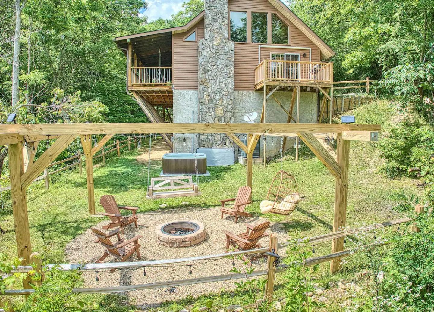 Maggie Valley Cabin With Beautiful Mountain Views, Hottub, Pet Friendly, Gameroom, Fireplace Екстер'єр фото