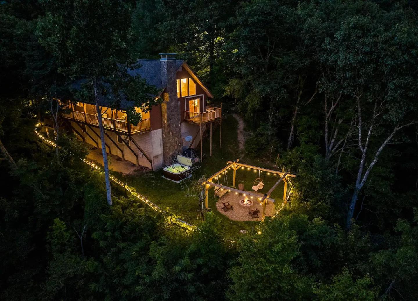 Maggie Valley Cabin With Beautiful Mountain Views, Hottub, Pet Friendly, Gameroom, Fireplace Екстер'єр фото